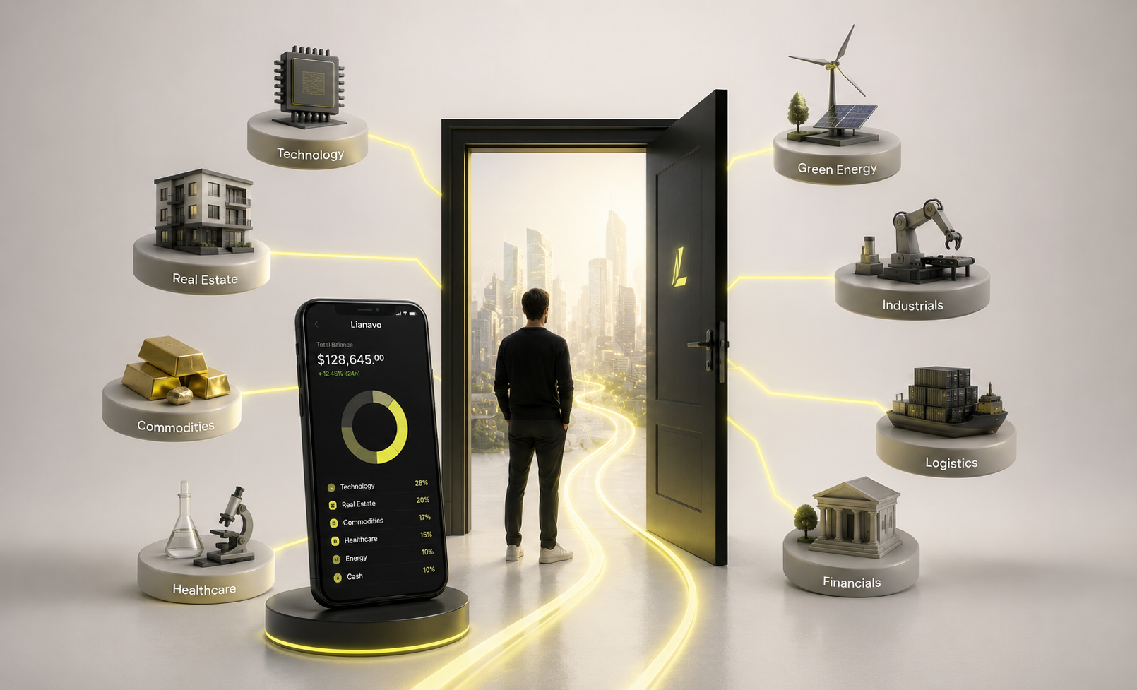 Lianavo — access to all economic sectors on one platform